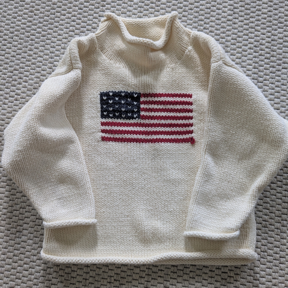 American Flag Sweater